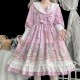 Soft Bear Star Sweet Lolita Dress OP (UN271)
